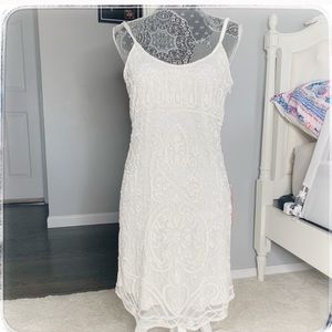 Parker black label beaded dress